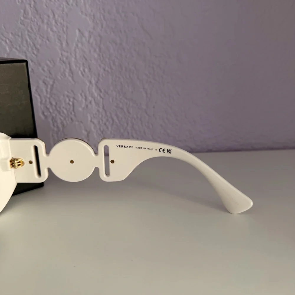 New! Versace White Sunglasses Mod.4425U 314/87, Authentic